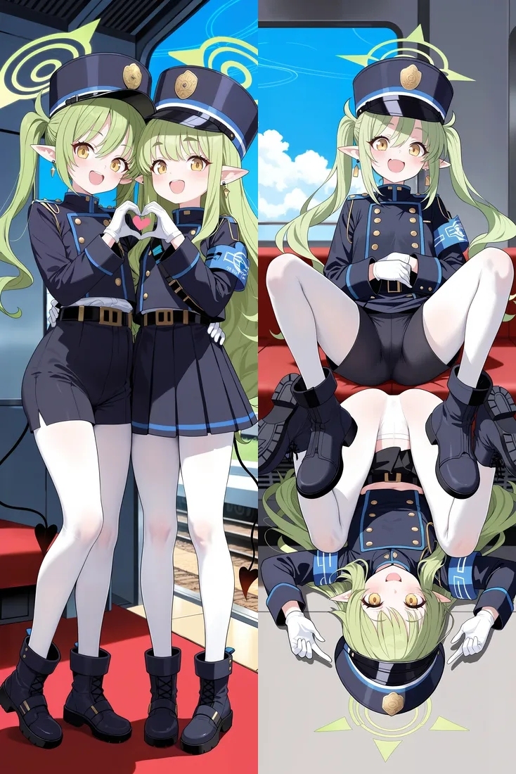Blue Archive Tachibana Hikari & Tachibana Nozomi Anime Dakimakura Body Pillow Cover