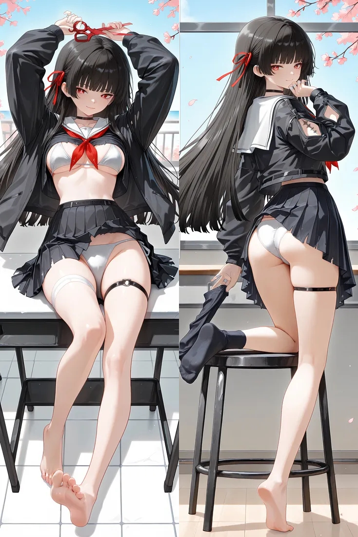 Wuthering Waves Chisa Anime Dakimakura Body Pillow Cover