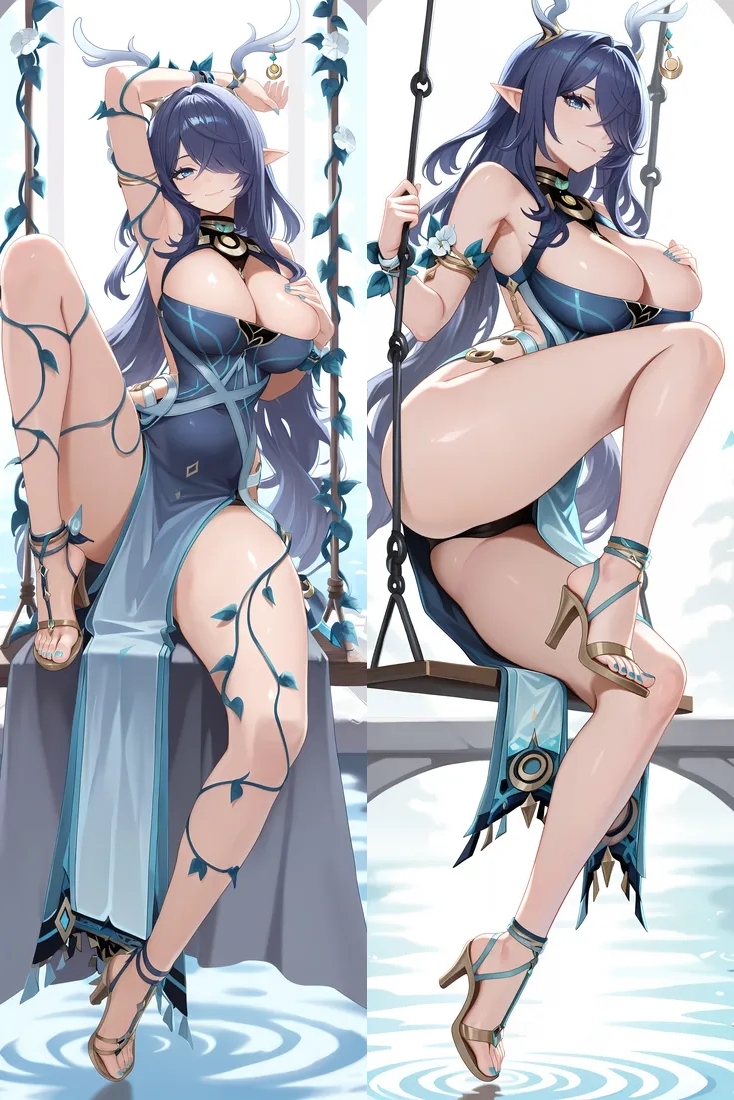 Genshin Impact Lauma Anime Dakimakura Body Pillow Cover