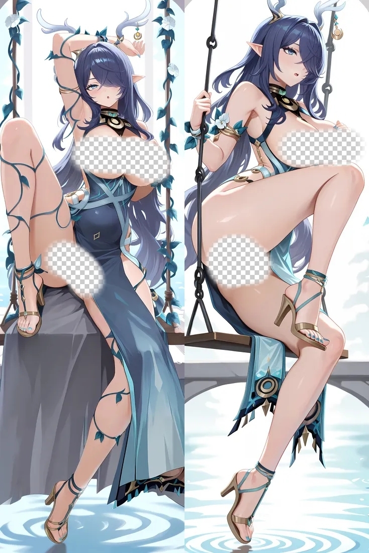 Genshin Impact Lauma Anime Dakimakura Body Pillow Cover