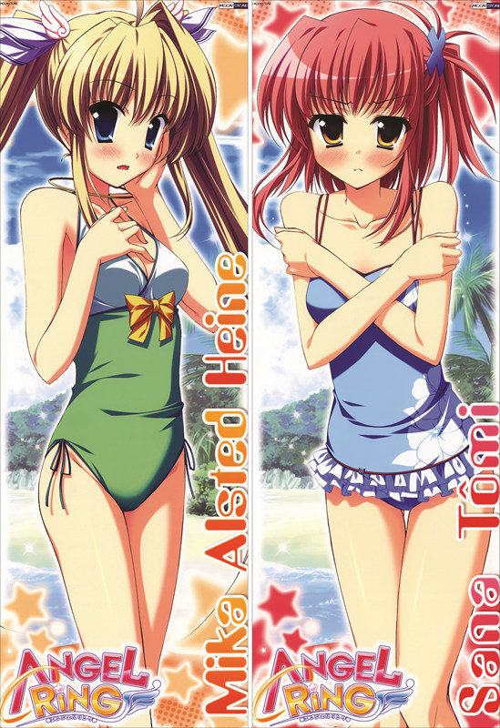 Angel Ring Mika Alstead Haine + Sana Toumi Anime Dakimakura Japanese Pillow Cover