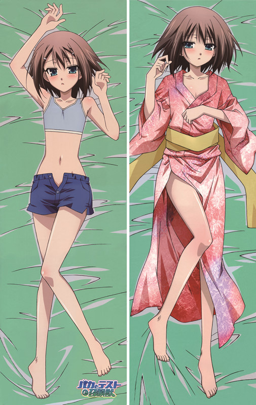 Baka and Test - Summon the Beasts Minami Shimada Anime Dakimakura Pillow Cover