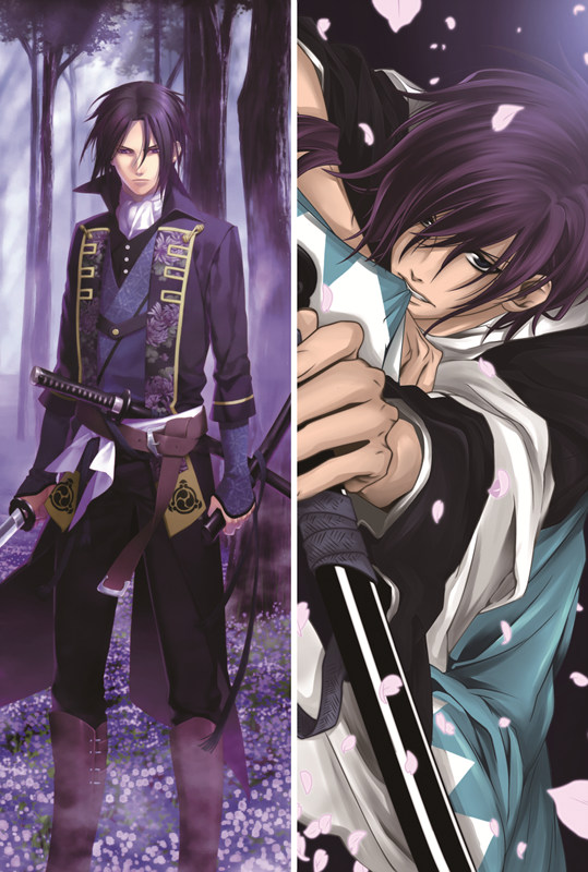 Hakuoki ~Demon of the Fleeting Blossom~ Hajime Saitou Anime Dakimakura Pillow Cover