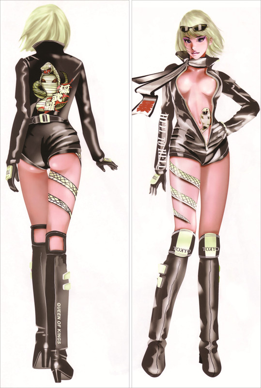 Rumble Roses Rowdy Reiko Anime Dakimakura Pillow Cover