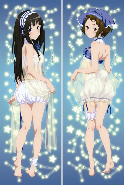 Hyouka: You Can't Escape Eru Chitanda   Mayaka Ibara Anime Dakimakura Pillow Cover