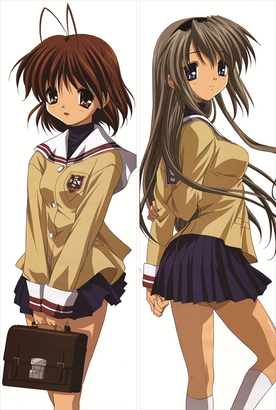 Clannad Nagisa Furukawa Anime Dakimakura Body Pillow Cover