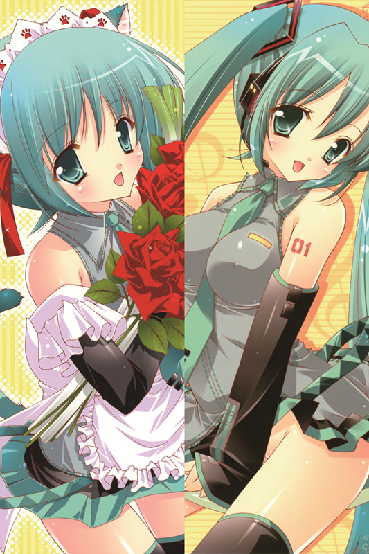 Hatsune Miku Anime Dakimakura Body Pillow Cover