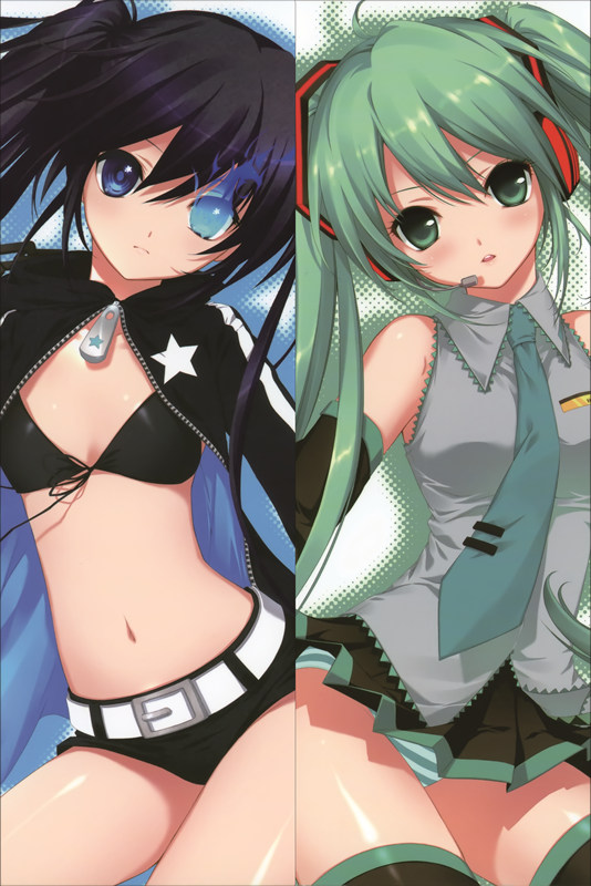 Miku Zatsune + Hatsune Miku Anime Dakimakura Body Pillow Cover