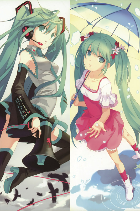 Hatsune Miku Anime Dakimakura Body Pillow Cover
