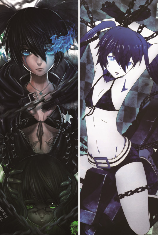 Black Rock Shooter Anime Dakimakura Body Pillow Cover