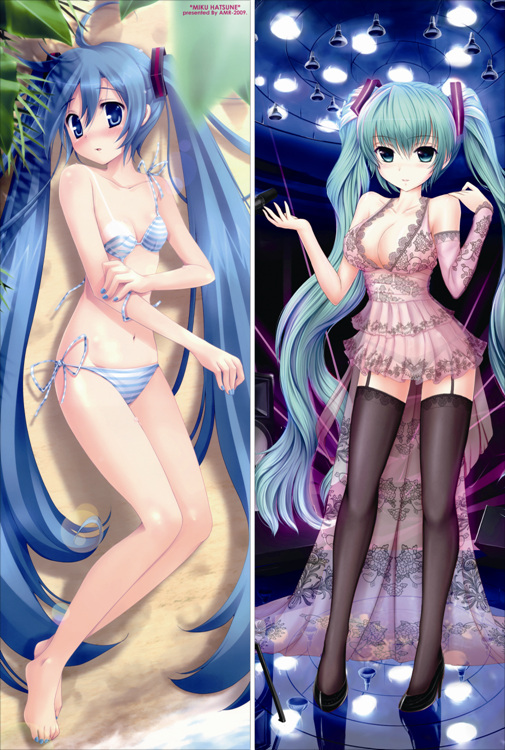 Hatsune Miku Anime Dakimakura Body Pillow Cover