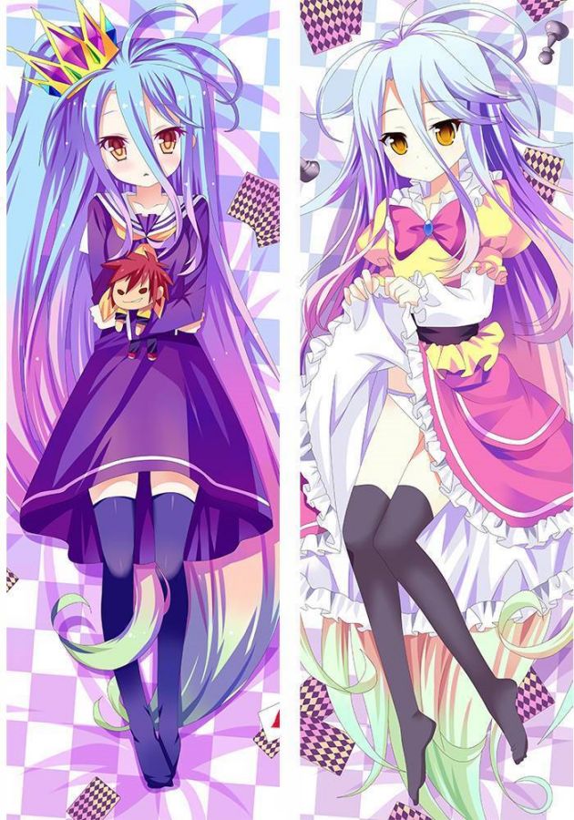 No Game No Life Shiro Anime Dakimakura Body Pillow Cover