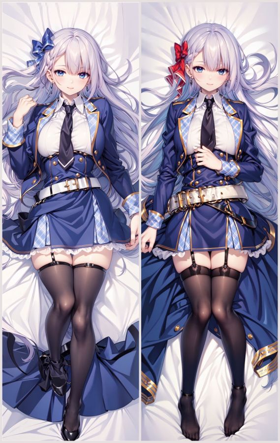 The Demon Sword Master of Excalibur Academy Riselia Ray Crystalia Anime Dakimakura Body Pillow Cover