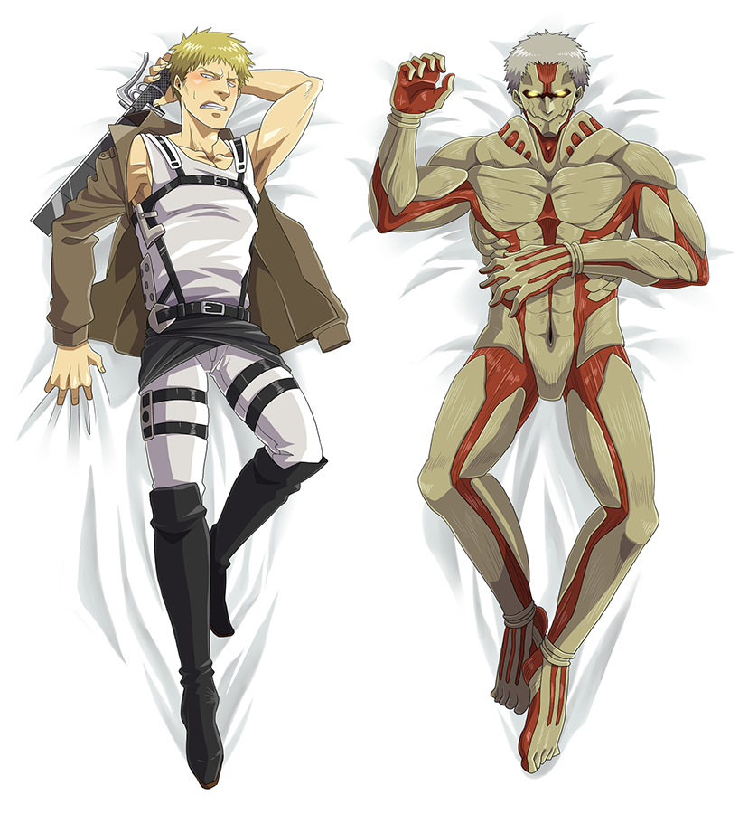Attack on Titan Reiner Braun Anime Dakimakura Body Pillow Cover