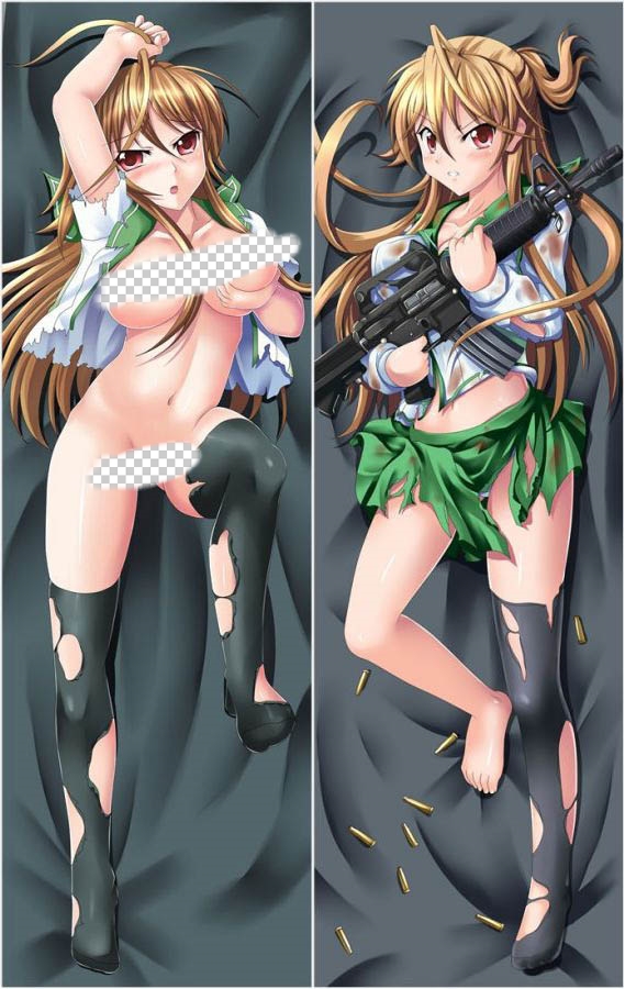 Highschool of the Dead Anime Dakimakura Body Pillow Cover