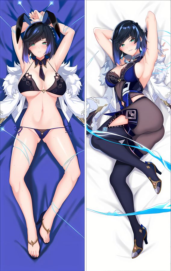 Genshin Impact Yelan Anime Dakimakura Body Pillow Cover