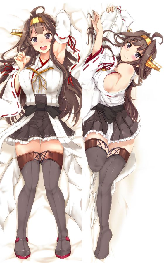 Kantai Collection Kongou Anime Dakimakura Body Pillow Cover