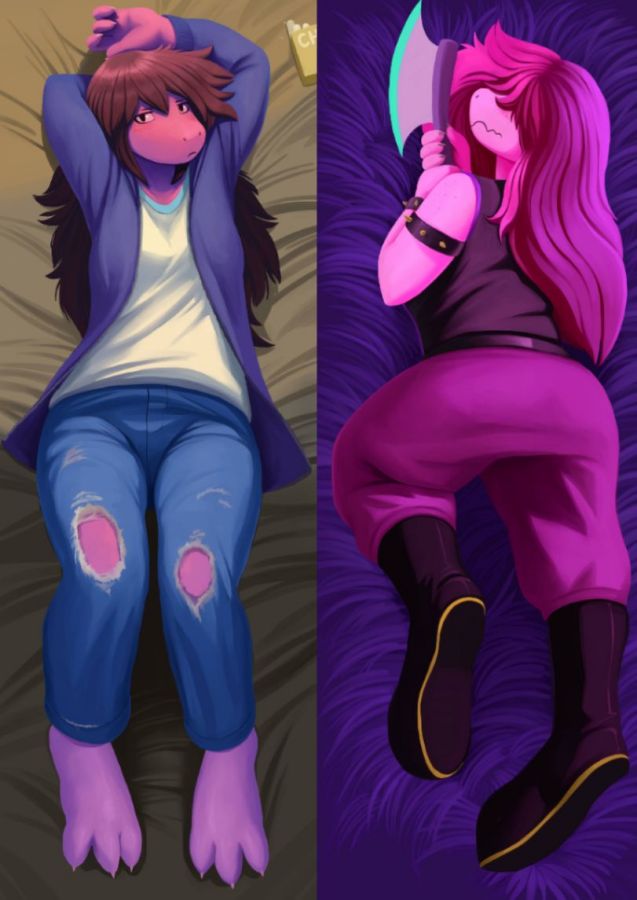 Undertale Susie (Deltarune) Anime Dakimakura Body Pillow Cover