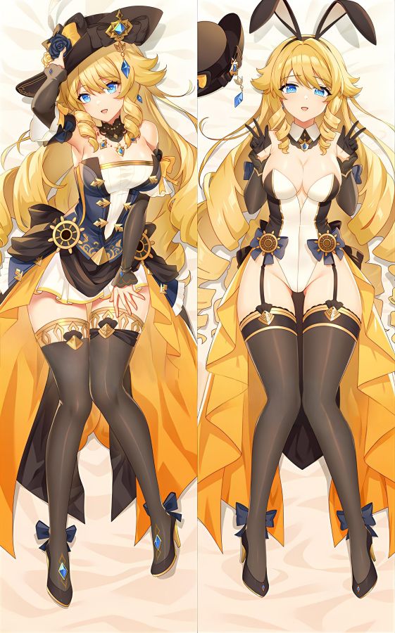 Genshin Impact Navia Anime Dakimakura Body Pillow Cover