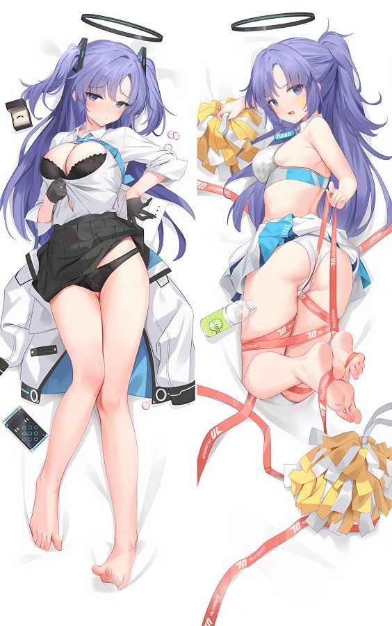 Blue Archive Hayase Yūka/Hayase Yuuka Anime Dakimakura Body Pillow Cover