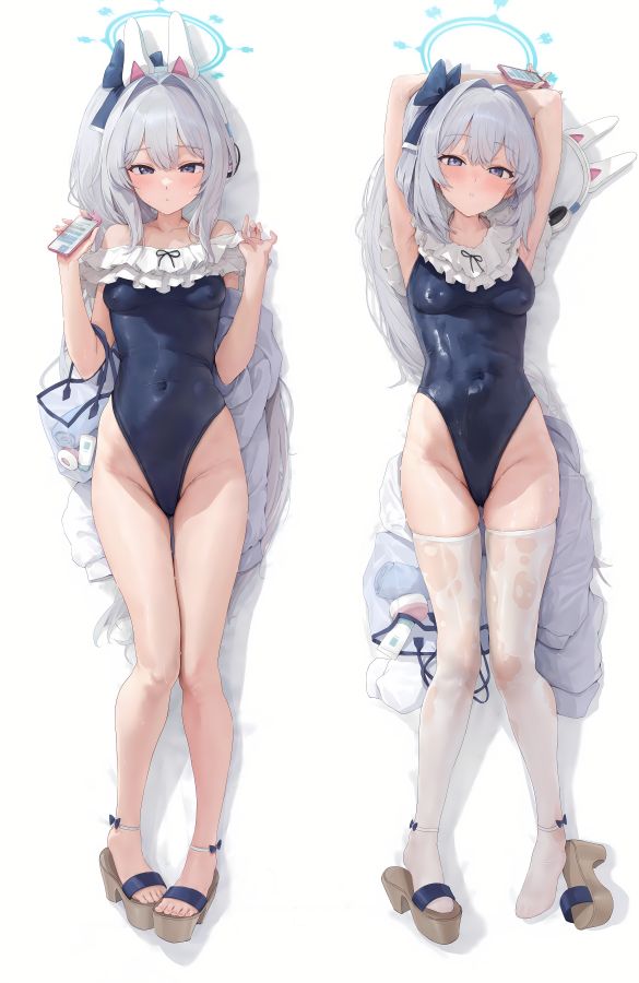 Blue Archive Tsukiyuki Miyako Anime Dakimakura Body Pillow Cover