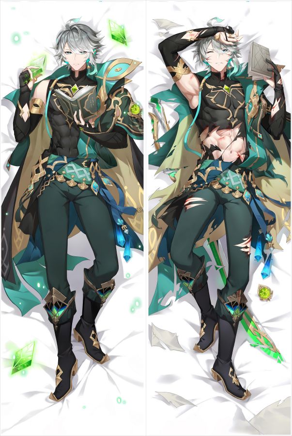 Genshin Impact Alhaitham Anime Dakimakura Body Pillow Cover