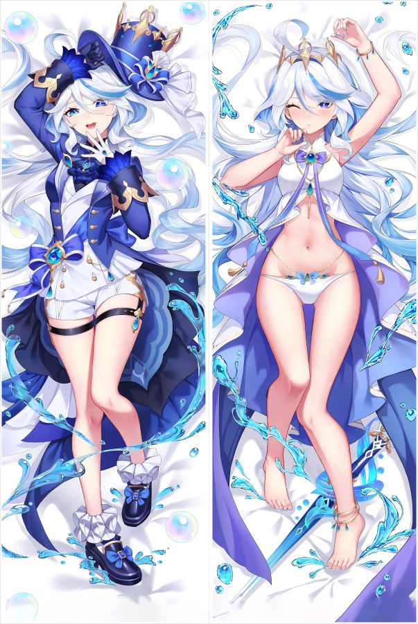 Genshin Impact Focalors Anime Dakimakura Body Pillow Cover