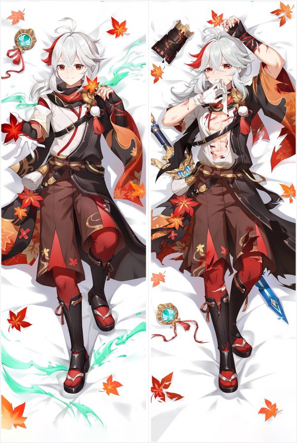 Genshin Impact Kaedehara Kazuha Anime Dakimakura Body Pillow Cover