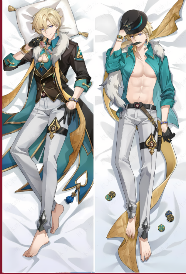Honkai: Star Rail Aventurine Anime Dakimakura Body Pillow Cover