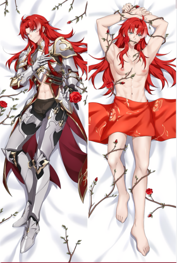 Honkai: Star Rail Argenti Anime Dakimakura Body Pillow Cover