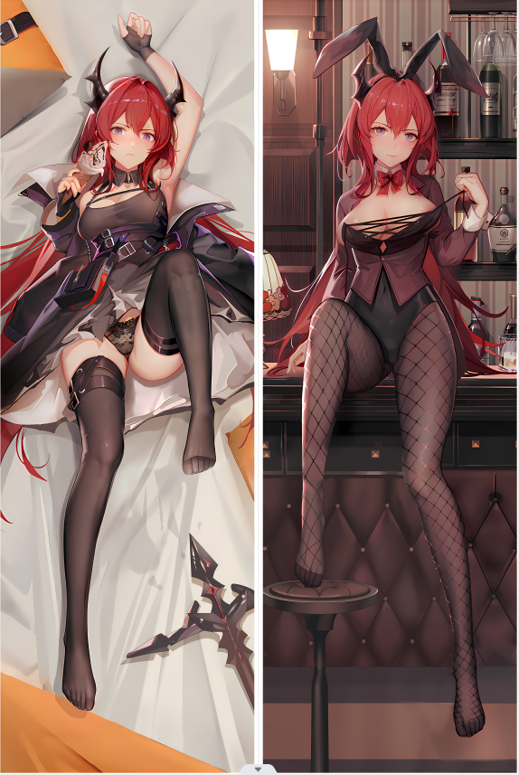 Arknights Surtr Anime Dakimakura Body Pillow Cover