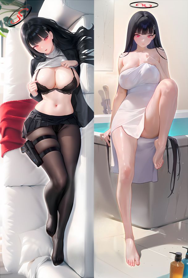 Blue Archive Tsukatsuki Rio Anime Dakimakura Body Pillow Cover
