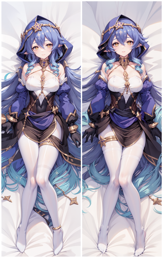 Genshin Impact Layla Anime Dakimakura Body Pillow Cover