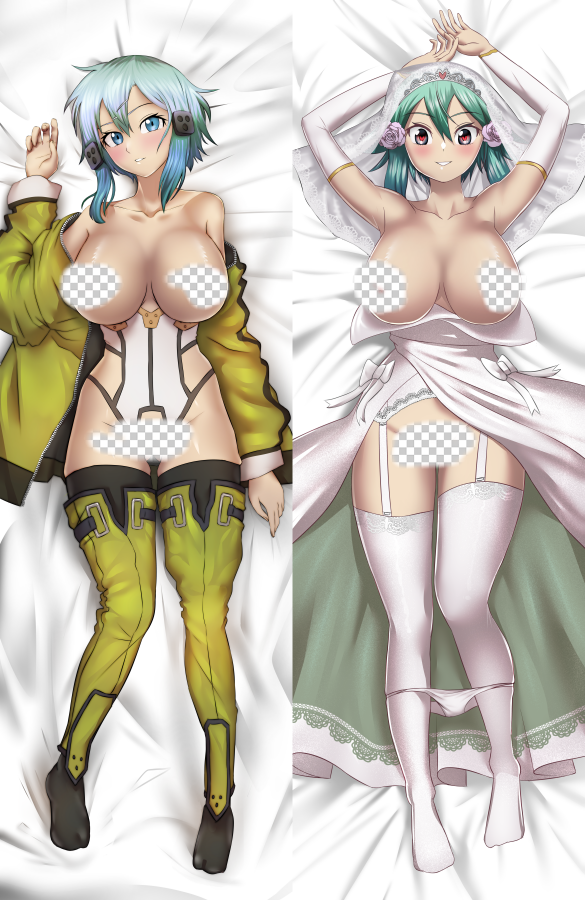 Sword Art Online Sinon Anime Dakimakura Body Pillow Cover