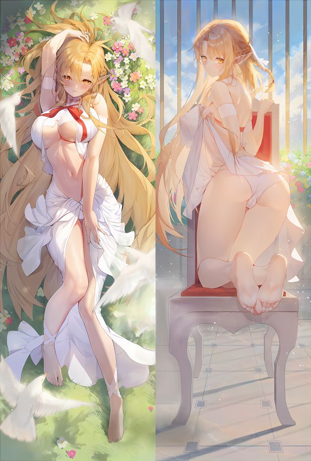 Sword Art Online Asuna Anime Dakimakura Body Pillow Cover