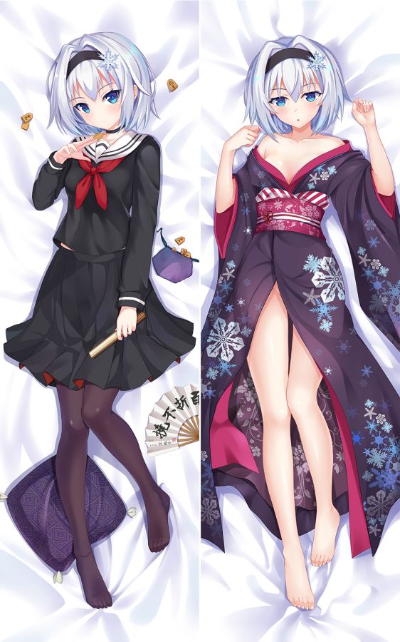 The Ryuo's Work is Never Done! Ginko Sora Anime Dakimakura Body Pillow Cover