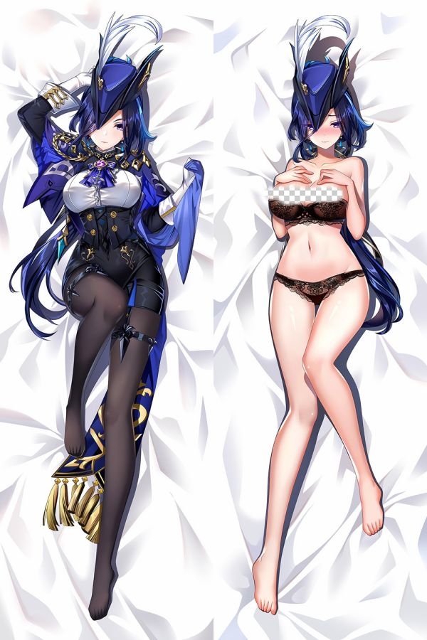 Genshin Impact Clorinde Anime Dakimakura Body Pillow Cover