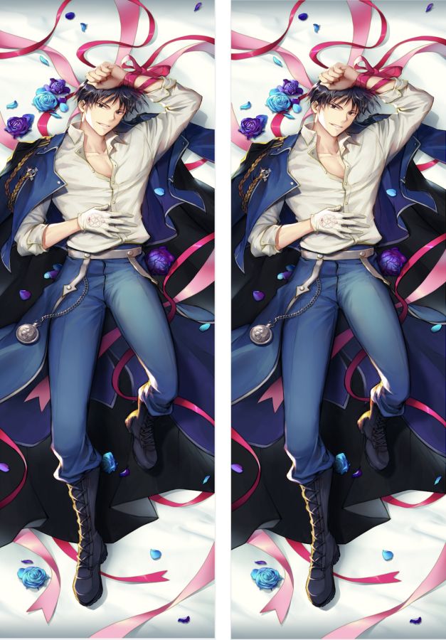 Fullmetal Alchemist Roy Mustang Anime Dakimakura Body Pillow Cover