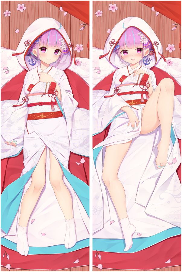 Virtual Youtuber Minato Aqua Anime Dakimakura Body Pillow Cover