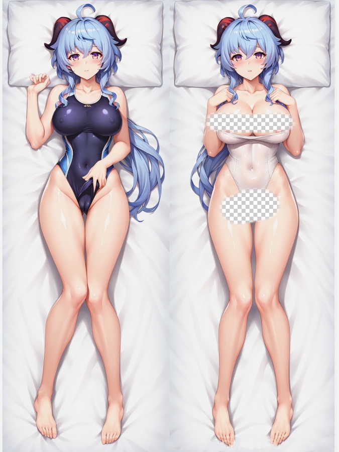 Genshin Impact Ganyu Anime Dakimakura Body Pillow Cover