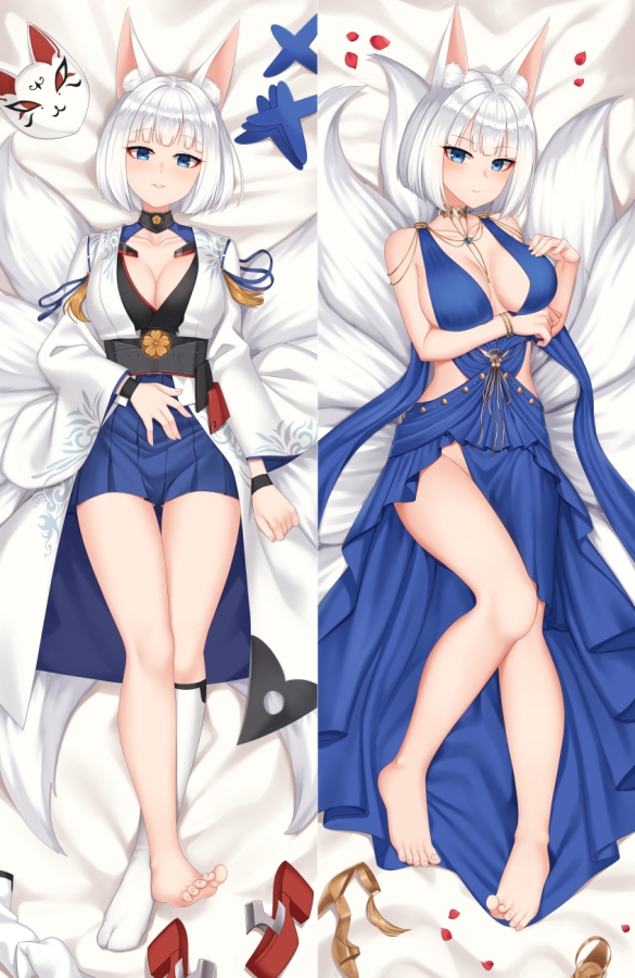 Azur Lane Kaga Anime Dakimakura Body Pillow Cover