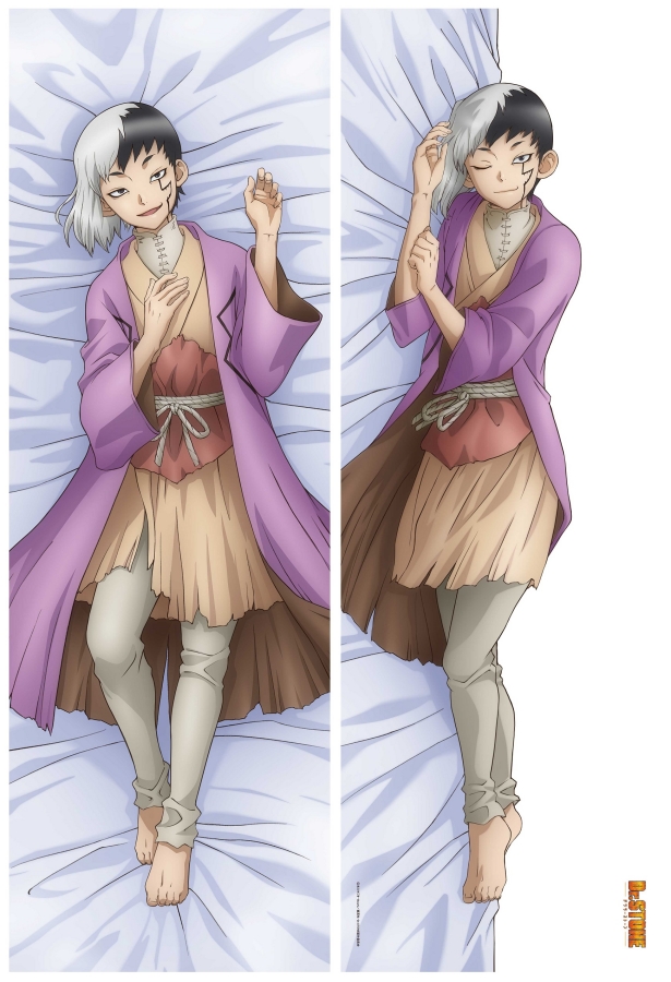 Dr. Stone Gen Asagiri Anime Dakimakura Body Pillow Cover