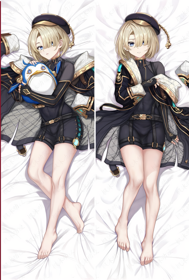 Genshin Impact Freminet Anime Dakimakura Body Pillow Cover