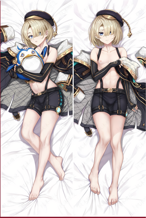Genshin Impact Freminet Anime Dakimakura Body Pillow Cover