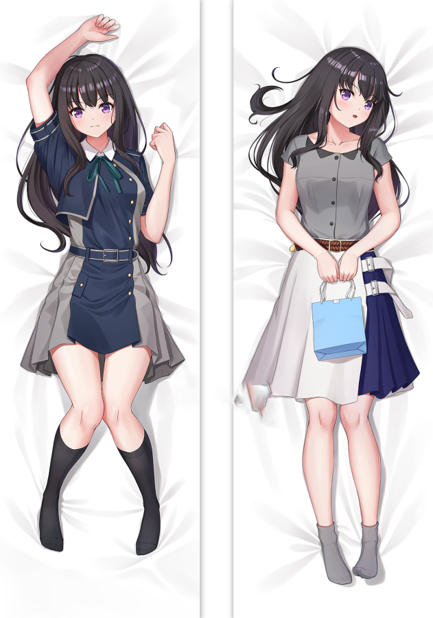 Lycoris Recoil Chisato Nishikigi Anime Dakimakura Body Pillow Cover