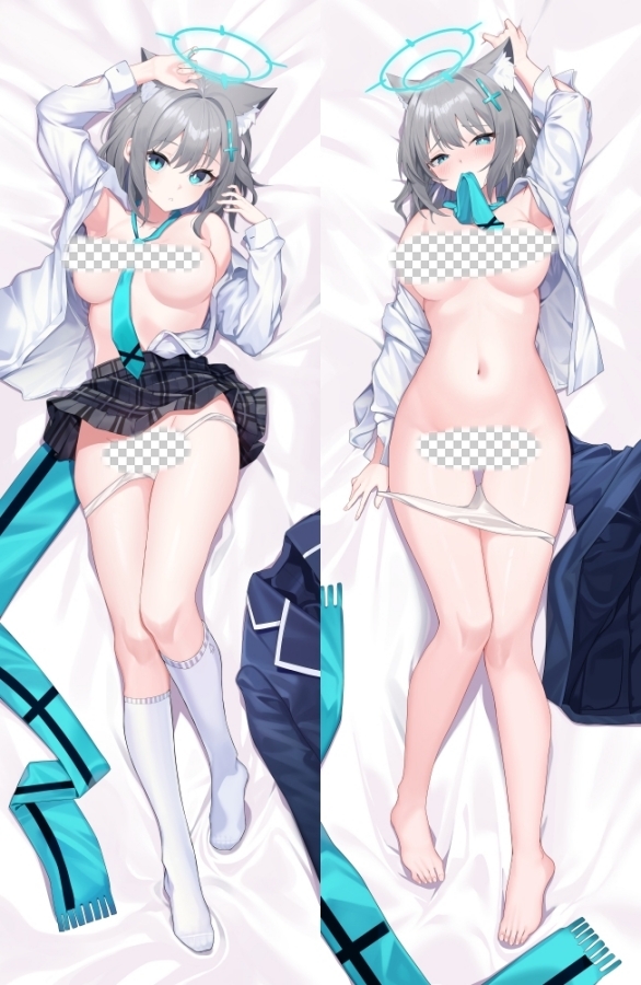 Blue Archive Sunaōkami Shiroko Anime Dakimakura Body Pillow Cover
