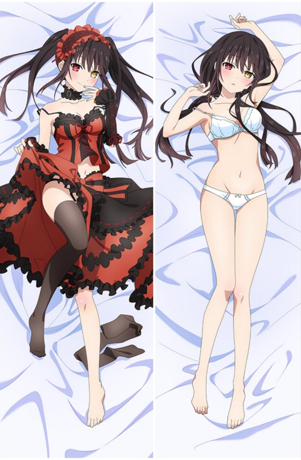 Date A Live Nightmare Tokisaki Kurumi Anime Dakimakura Body Pillow Cover