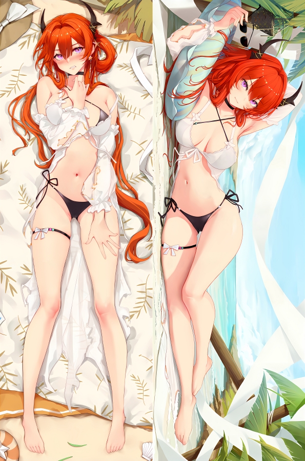 Arknights Surtr Anime Dakimakura Body Pillow Cover