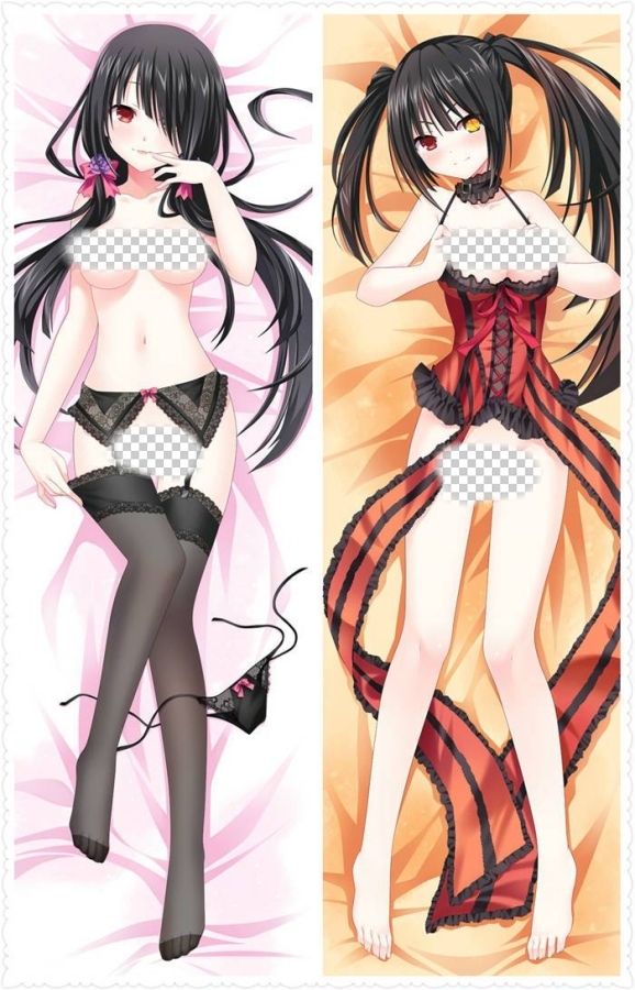 Date A Live Tokisaki Kurumi Anime Dakimakura Body Pillow Cover
