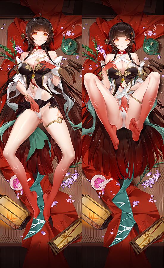 Honkai: Star Rail Lingsha Anime Dakimakura Body Pillow Cover